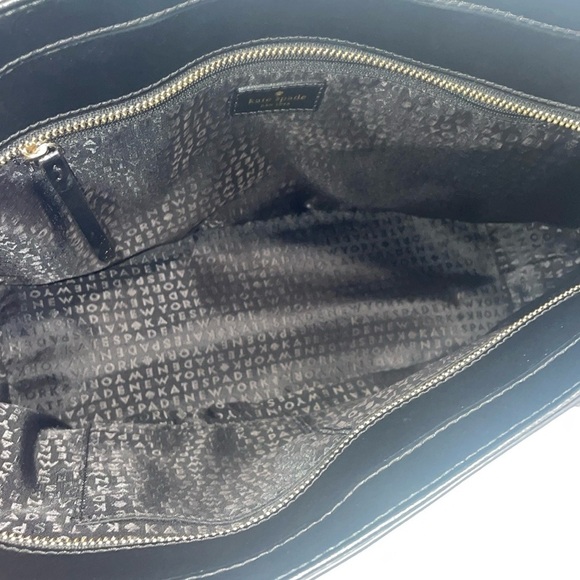 Kate Spade Black and Pink Striped Women's Bag - Picture 7 of 10